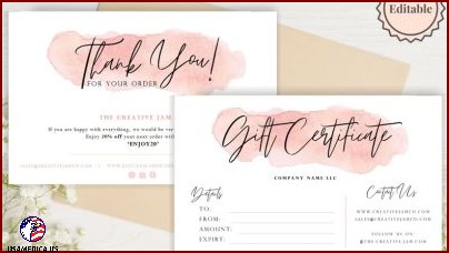 12 Gift Cards You Can Print for Your Business
