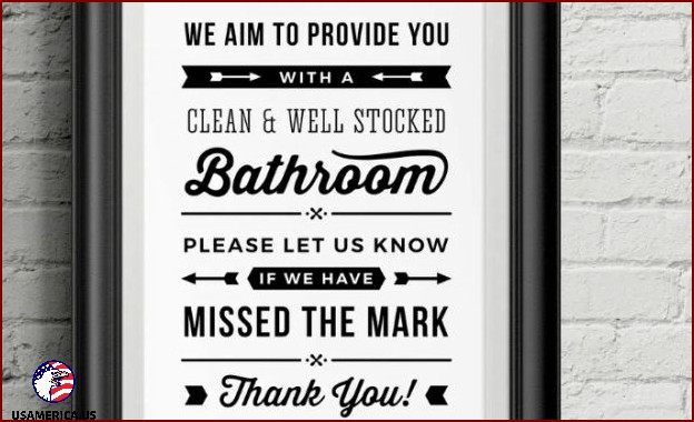 25 Bathroom Signs You Can Print